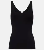[Toteme] Toteme Cotton jersey tank top AU 12 black