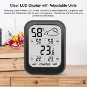 Digital Indoor Thermometer Hygrometer Support ℃/℉ Switching for Home H6P5 V7Y3