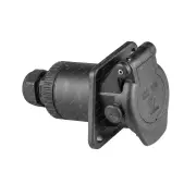 LED Autolamps 7 Pin EBS Socket 12V Screw Terminals Large Round Size Bulk