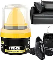 [Judee] Leather Repair Cream Liquid Shoe Polish, Liquid Shoe Shine, Natural Cream Leather Shoe Polish, Protects Leather from Scuffs and Scratches, Shoe Care Shoe Cream with Sponge Applicator (Black),