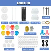 Balloon Arch Kit 10 Ft Adjustable Balloon Arch Stand with Base Fibre Poles lenjB