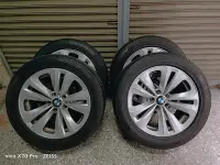 在飛比找Yahoo!奇摩拍賣優惠-BMW F01 F02 原廠18吋鋁圈含胎.F10 F11 