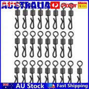 Q-shape Swivel Hanging Pesca Connector Terminal Barrel Tackle (100pcs) AU