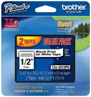 Brother P-Touch PT-D210 Label (2 pack) (1 TZE-2312PK)