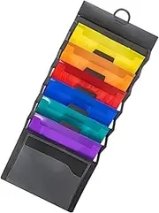 Sewroro Expanding File Folder Wall Mountable Filing Folder Receipt Holder Organizer Material Desk Organizers and Storage