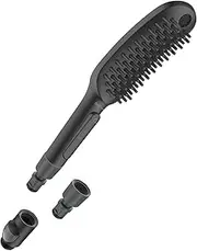 [Hansgrohe] Dog Shower Pet -inch Contemporary Handheld Shower Head 3-Spray Fur Spray, Leg Spray, Paw Spray in Black, 04973670