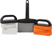 Blackstone 5060 Professional 8-Piece Griddle Cleaning Kit, Stainless Steel, Black