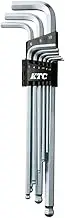 Kyoto Machine Tools (KTC) Ball Point, L-Shaped, Long Hex Wrench Set HL259SP
