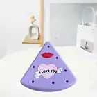 Powder Puff Container Triangle Shape Storage Makeup Sponge Holder Case Silicone