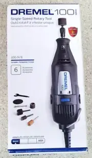 NEW Dremel 100 Series Single-Speed Rotary Tool 100-N/6 w/ 6 Accessories. E-1
