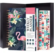 PLANBERRY Hourly Schedule Planner Premium – Undated Weekly Organizer with Tim...