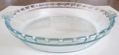 Pie Plate - Pyrex 9.5 Clear Glass Pie Plate with Handles #229 by Pyrex