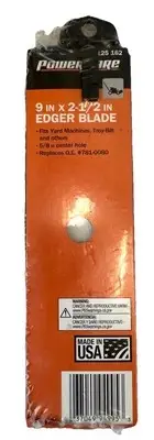 Power Care 9 in X 2 1/2 in Edger Blade Model 125 162