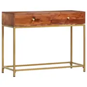 Console Table 100x35x76 cm Solid Wood Acacia vidaXL