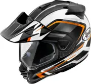 Arai Tour-X5 Discovery, adventure helmet , color: Matt Black/White/Orange , size: M