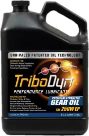 TriboDyn Full Synthetic SAE 250W Gear Oil with Ceramic Coating - Free Shipping