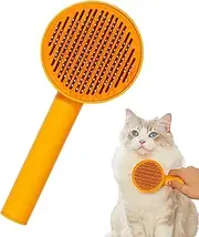 Cat Brush for Shedding, Kitten Puppy Shedding Comb Slicker Brush, Portable Dog Grooming Skin Friendly Tool with Release Button for Bathroom