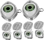 [Tofficu] Evil Eye Charms for Jewelry Making DIY Decorative Pendants for Bracelets Necklaces and Earrings Vintage with Unique present Ideas