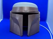 Mandalorian Helmet for Google Home & Nest Mini | Star Wars | Smart Home Stand