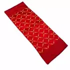 Rouge Elegance Red Floral Gold 36" Reversible Table Runner