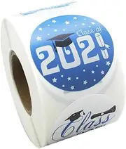 Gadpiparty 1 Roll Self Adhesive Graduation Party Stickers Present Sealing Tags for Bags Envelopes and Baking Decorations for Celebrating Graduation Events