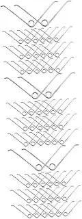 Kisangel Sets Hand Pruners Springs Pruner Replacement Spring Compact Easy to Store Pcs