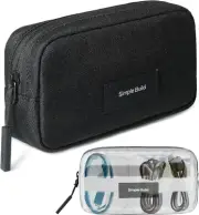 Small Travel Electronic Pouch, Computer Accessories Organizer Case, Mini Tech St
