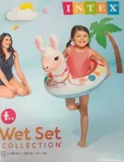 INTEX Inflatable Swim Pool Float Ring Toy Pool Float Llama BRAND NEW