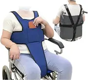Wheelchair Seat Belt Medical Safety Seatbelts for Adults Elderly Chair Restraints Strap Chest Harness Wheelchair Accessories Lap Buddy Hospital Patient Waist Restraint Soft Vest Prevent Sliding