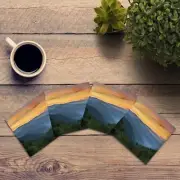 Blue Ridge Mountains Sunset |Drink Coaster Set