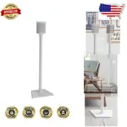 Single White Speaker Stand for Sonos One & Play:1 - Quick Assembly Included