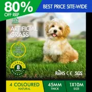 OTANIC Artificial Grass 45mm 1x10m Synthetic Turf 10SQM Roll Fake Yarn Lawn