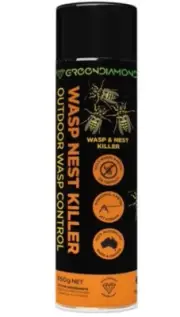 Outdoor WASP & NEST KILLER SPRAY 350g Original 4m spray FREE SHIP in Aust