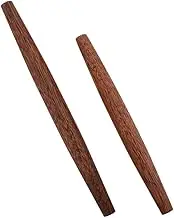 HAKIDZEL 2Pcs Wooden Rolling Pin for Baking Dough Roller for Versatile Kitchen Tool for Making Dumpling Wrappers and Cookies Smooth Surface for Easy Cleaning