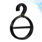 10 PCS Scarf Belt Display Hook Circle Shape Coat Hanger Tie Storage Holder