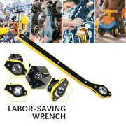 Car Scissor Jack Wrench Jack Labor-saving Ratchet Handle Tire Wheel Repair Tool