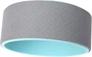 DECOMELODY Yoga Roller Wheel Slid Backbend Training Tool for Waist Shaping Durable Grey Blue Design for Enhanced Flexibility and Muscle Strength