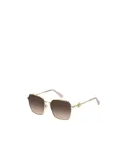 Geometric frame sunglasses 58 Brown