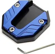 Stand Foot Support Accessories Motorbike Side Kick Stand Pad Foot Extension Pad Parking Plate Base Motorcycle Kickstand (Color : Blue4)
