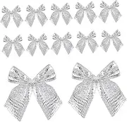 Luxshiny Long-Lasting Mini Bows Pcs Fabric Bowknots for DIY Projects Decorative Bows for Home Easy to Attach
