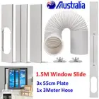 Portable Air Conditioner Window Slide Kit with Hose Plate for 1.5M Sliding Door