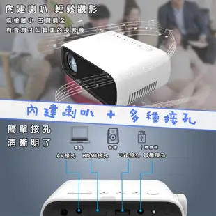 【當天出貨】家用投影機 便攜臥室迷你便攜式 免安裝 高清學生宿舍電影支援手機電腦筆電Switch安博盒子投影儀MT230