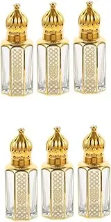 CANIGHT 3Pcs Essential Oil Roll Bottles Leak Perfume Dispensing Containers Compact Aromatherapy Holder Bottles for Home the Go