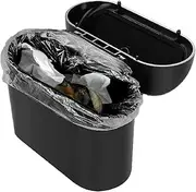 Car Garbage Can | Car Door Garbage Bin with Lid | Car Interior Accessories Automotive Garbage Container, Waterproof Garbage Cans for Auto Studio Bedroom Home