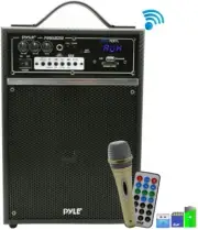 Pyle 300W Outdoor Indoor Wireless Bluetooth Portable PA Speaker 6.5" Subwoofer