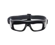 Sports Football Basketball Badminton Goggles Eye Protection Glasses Eyewear-Black