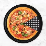 2 Fantes Pizza Pan, 12in crispier pizza, flatbread, reheat with quick release