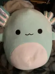 NWT Kellytoy Squishmallows 10”Anastasia the Teal Axolotl Hard to Find Free Ship