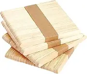 200PCS Wax Stick for Hair Removal, 5.9 Inch Wooden Disposable Waxing Sticks, Wax Applicator for Body Hair Removal, Tongue Depressors, Popsicle