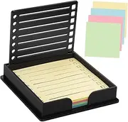 Homoyoyo Sticky Memo Rack Note Stencil Template Desktop Card Holder Greeting Card Display Rack for Retail Counter